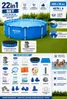 Bestway piscina rotonda fuori terra Steel Pro Pool Set Anteprima dell’immagine prodotto 36