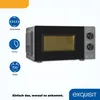 Exquisit Mikrowelle MW950-070 grau | max. 700 W | Garraum Produktbild-Vorschau 3