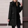 ASKSA Damen Daunenmantel Lang Winterjacke Winter Warm Produktbild-Vorschau 4