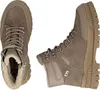 A pair of beige Rieker women's boots shown from two angles against a white background. Produktbild-Vorschau