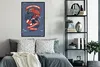 MuchoWow® MuchoWow® Gerahmtes Poster Rugby - Mensch - Retro Produktbild-Vorschau 4