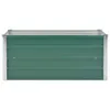 vidaXL Plateau de jardin Acier galvanisé 100x40x45 cm Vert Voir les images du produit 4