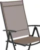 2er Garten Klappstuhl Gartenstuhl Textilen Anthrazit Schokobraun 7 Pos Produktbild-Vorschau