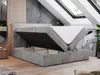 Boxspringbett 160x200 mit Led, Polsterbett mit LED Kopfteil Produktbild-Vorschau 2