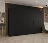 Šatní skříň 300 cm TUANA - černá Náhled obrázku produktu 1