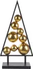 BELIANI Weihnachtsdekoration Schwarz und Gold Metall in Produktbild-Vorschau 4