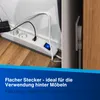 REV ICE-Line Design Steckdosenleiste USB Schalter Produktbild-Vorschau 7