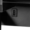 Moderne Wandleuchte Schwarz inkl  LED mit USB Thijs Produktbild-Vorschau 5