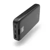 A black power bank is shown from a diagonal angle on a white background. Náhľad obrázku produktu