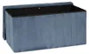 Hocker / Fusbank Essestial Ribcord - faltbar - blauw - 76 x Produktbild-Vorschau 2