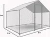 Enclos à poules 6 m² parc grillagé 2 x 3 x 2 M acier Voir les images du produit 3