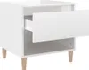 vidaXL Nachttische 2 Stk. Hochglanz Weiß 50x46x50 cm Produktbild-Vorschau 6