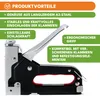 KRUMAD Handtacker Profi, Tackerpistole mit einstellbarer Produktbild-Vorschau 3