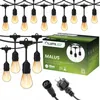 LUMILED Lichterkette Außen 10M mit 10 E27 1,3W LED Lampe Produktbild-Vorschau 1