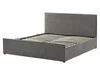BELIANI Bett Samtstoff Grau 160 x 200 cm Bettkasten Produktbild-Vorschau 5