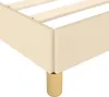vidaXL Bettgestell mit Kopfteil Creme 100x200 cm Stoff -  Produktbild-Vorschau 10