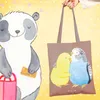 Mr. & Mrs. Panda Uni Tasche Wellensittich Liebe - Braun Produktbild-Vorschau 2