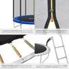Trampolin Garfunky Ø 396 cm,  GS  mit Sicherheitsnetz Produktbild-Vorschau 4