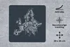 MuchoWow® Mauspad Mousepad Karte - Europa - Kreidetafel Produktbild-Vorschau 2
