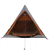 vidaXL Tenda da campeggio 2 persone Grigio e arancione Anteprima dell’immagine prodotto 4