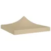 vidaXL Partyzelt-Dach 2x2 m Beige 270 g/m² Produktbild-Vorschau 6