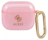 Guess Apple AirPods 3 Cover Glitter Pink Transparent Produktbild-Vorschau 5