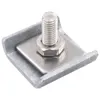vidaXL Gittermattenverbinder 25 Sets Silbern Produktbild-Vorschau 1