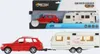 MetalWorld Rückzugauto mit Wohnwagen – Maßstab 1:48 Produktbild-Vorschau 9