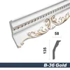 Marbet Deckenleisten gold Sparpaket aus Styropor EPS - Produktbild-Vorschau 2