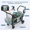 Sekey Bollerwagen Faltbar mit Dach Zwillingsmodus Produktbild-Vorschau 7