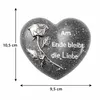 Grabdeko Herz "Am Ende bleibt die Liebe" frostsicher 10,5 x Produktbild-Vorschau 2