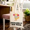 Mr. & Mrs. Panda Tote Bag Fuchs Cheerleader - Transparent - Produktbild-Vorschau 2