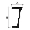 Profhome 404302 Architrav Fassadenprofil Stuckleiste Produktbild-Vorschau 3