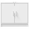 vidaXL Waschbeckenunterschrank Weiß 63x29x55 cm Produktbild-Vorschau 4