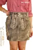 Pantalon en cuir pour femme  - Jupe en daim de première Voir les images du produit 7