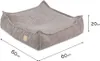 MISIOO Poduszka podłogowa Premium 60x60x20 cm - beanbag dla Podgląd zdjęcia produktu 2