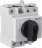 A close-up studio shot of a white and black DC main switch. Náhľad obrázku produktu