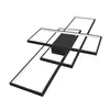 A modern, geometric LED ceiling light fixture with multiple rectangular frames. Produktbild-Vorschau
