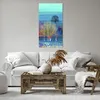 Bild auf Leinwand - Leinwandbild - Bäume Wiese Sommer - Produktbild-Vorschau 6