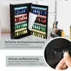Schlüsselschrank mit Zahlencode & 64 Haken, 45x30x8 cm, HMF Produktbild-Vorschau 2