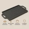 Gusseisen Pfanne Grillplatte rechteckig 40 x 20,5 cm massiv Produktbild-Vorschau 3