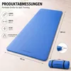 Yogamatte 180x63x1,5 cm extra dick 15 mm | Rutschfeste Produktbild-Vorschau 2