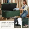 COLAMY Stoffhocker, runder Hocker mit wendbarem Produktbild-Vorschau 9