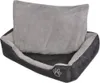 vidaXL Hundebett mit gepolstertem Kissen Größe XXL Schwarz Produktbild-Vorschau 5
