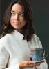 Tazza in porcellana Alice Oyster Blue Anteprima dell’immagine prodotto 2