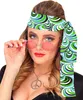 Diadema estilo años 70, diadema disco, color azul, verde y Vista previa de la imagen del producto 3