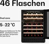 Klarstein Velaire Weinkühlschrank 2 Zonen - 46 Flaschen, Produktbild-Vorschau 3