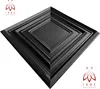 A 3D black diamond-shaped wall panel with multiple layers, presented on a white background. Náhled obrázku produktu