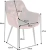 Stuhl Milano braun Samt Produktbild-Vorschau 7