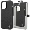 A product shot of a black iPhone case in its packaging. Produktbild-Vorschau